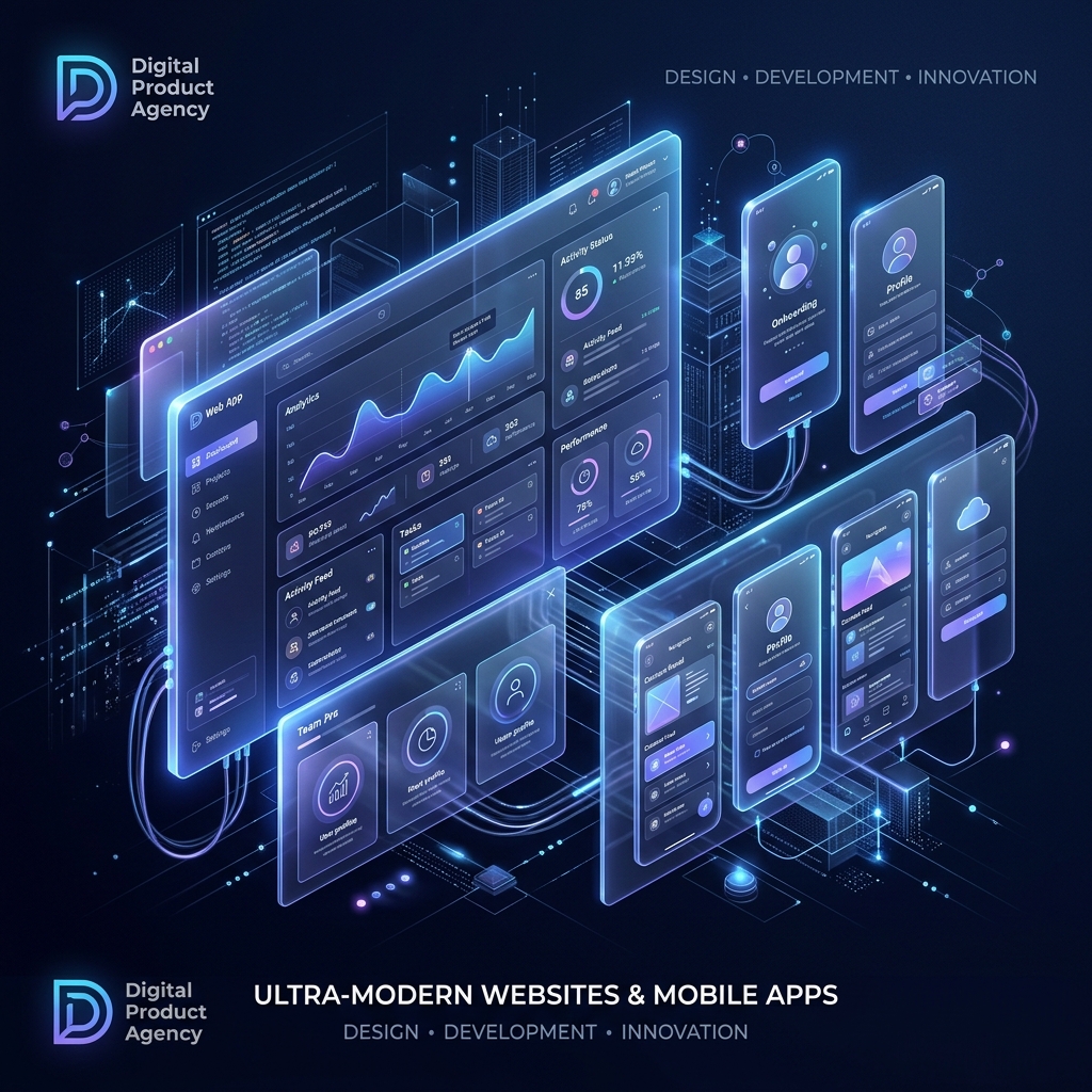 Clarasta IT Agency Digital Product Dashboard Mockup